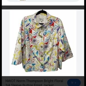 Mimi Maternity Multicolor Floral Kids Button Down Shirt